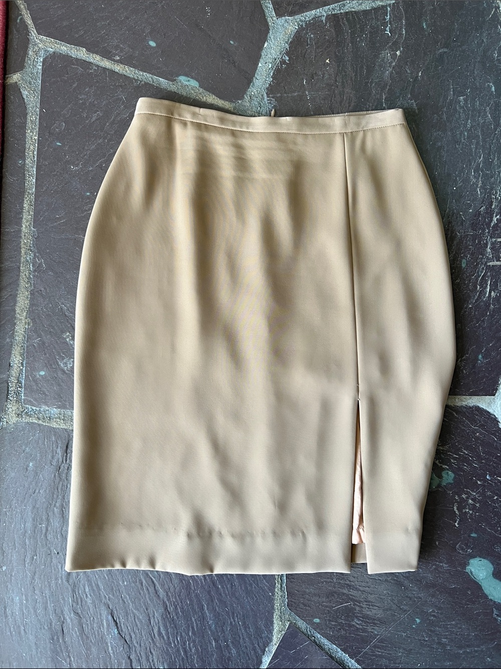 Classic Beige Pencil Skirt – Sleek Professional Style